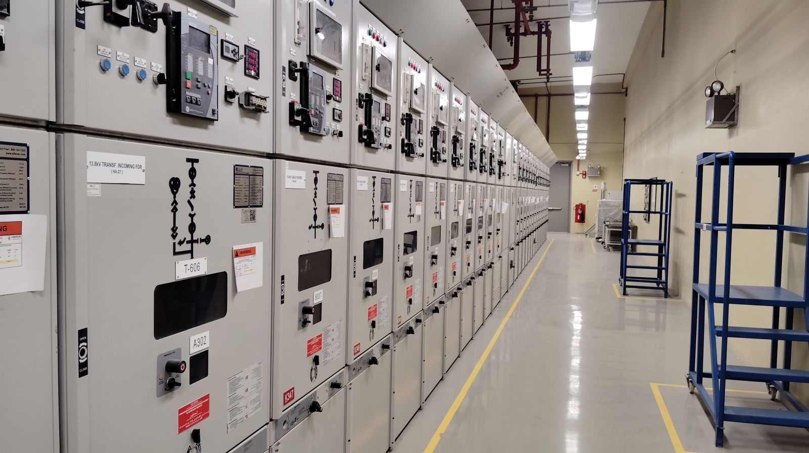 Sala eléctrica — Planta industrial
